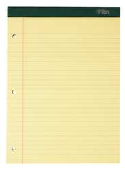 TOPS MANUFACTURING CO. TOP63387 PACK OF (6), 100 SHEET, 8-1/2 X 11-3/4",