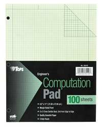 TOPS MANUFACTURING CO. TOP35510 NOTEPAD,NONWIREBOUND