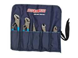 CHANNELLOCK TOOL ROLL 3 PLIER SET,DIPPED,5 PCS