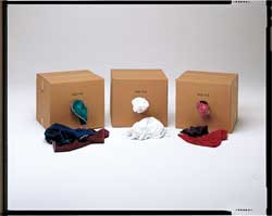 HOSPECO 245-25 T-SHIRT CLOTH RAGS COTTON 25 LB PK 200