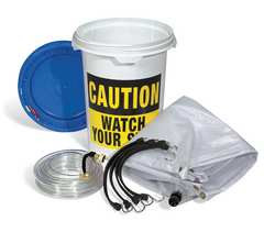 NEW PIG TLS121-TR ROOF LEAK DIVERTER BUCKET KIT,11 LB.