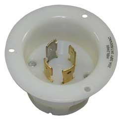 HUBBELL HBL2465 FLANGED INLET 600V 20A L20-20P 4P 4W 3PH