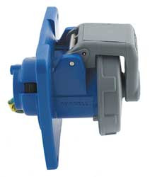 HUBBELL HBL3100R6W IEC PIN AND SLEEVE RECEPTACLE 100A 250V