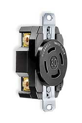 HUBBELL HBL3430 RECEPTACLE 208V 30A 4P 4W 3PH