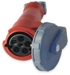 HUBBELL HBL560C7W IEC PIN AND SLEEVE CONNECTOR 60A 480V