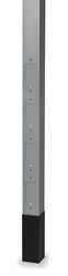 HUBBELL HBLPPO15A SERVICE POLE 15FT 2IN GRAY W/DIVIDER