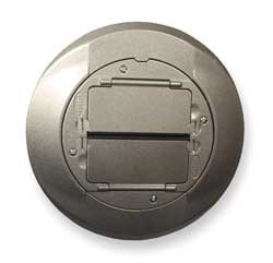 HUBBELL S1CFCAL FLOOR BOX COVER CARPET FLANGE ALUMINUM