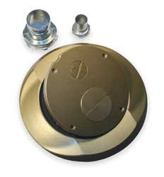 HUBBELL S1SPFFBRS FLOOR SUB-PLATE, FLOOR BOX TYPE, 1 GANG,