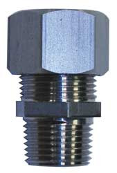 HUBBELL SHC1009SS LIQUID TIGHT CONNECTOR 3/8 IN. RED