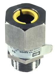 HUBBELL SHC1011SS LIQUID TIGHT CONNECTOR 3/8 IN. WHITE