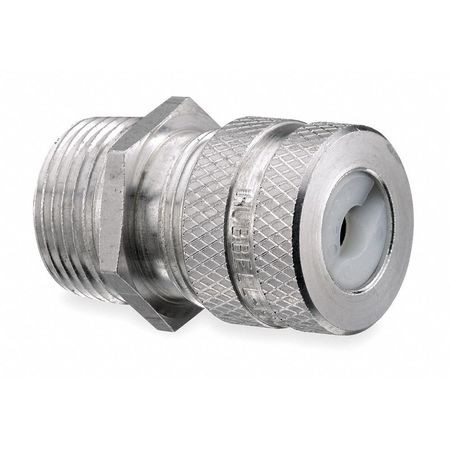 HUBBELL SHC1012 LIQUID TIGHT CONNECTOR 3/8 IN. BLUE