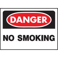 HY-KO PRODUCTS 515 DANGER NO SMOKING OSHA SIGN