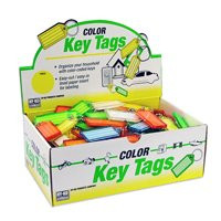 HY-KO PRODUCTS KB140-100 KEYTAG W/BEADED CHAIN 100PK