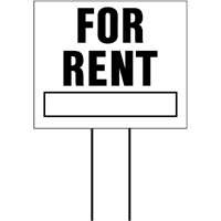 HY-KO PRODUCTS LFR-4 FOR RENT LAWN SIGN