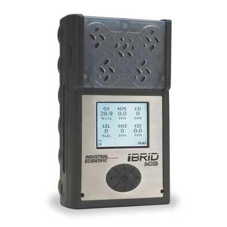 INDUSTRIAL SCIENTIFIC MX6-K123R211 MX6 IBRID MULTI-GAS DETECTOR, IP64, AUDI