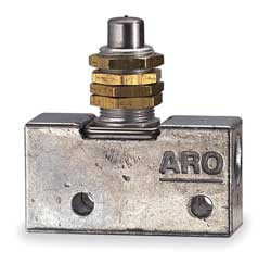 ARO 214-C MANUAL AIR CONTROL VALVE 3-WAY 1/8IN NPT
