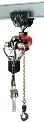 INGERSOLL-RAND 7776E-2DA10-C6S AIR CHAIN HOIST 2200 LB CAP. 10 FT LFT