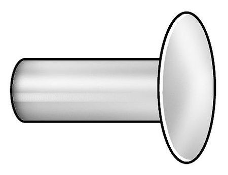 HANSON RIVET TBC0906.1-100 SEMI-TUBULAR RIVET 9/64X3/16 IN PK 100