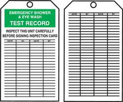 ACCUFORM SIGNS TAR738 TAGS BY-THE-ROLL INSPECTION & STATUS REC