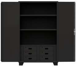 JAMCO PRODUCTS INC. HG248-BL STORAGE CABINET 14 GA. 78 IN H 48 IN W