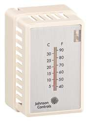JOHNSON CONTROLS T-4000-2146 PNEUMATIC THERMOSTAT COVER BEIGE