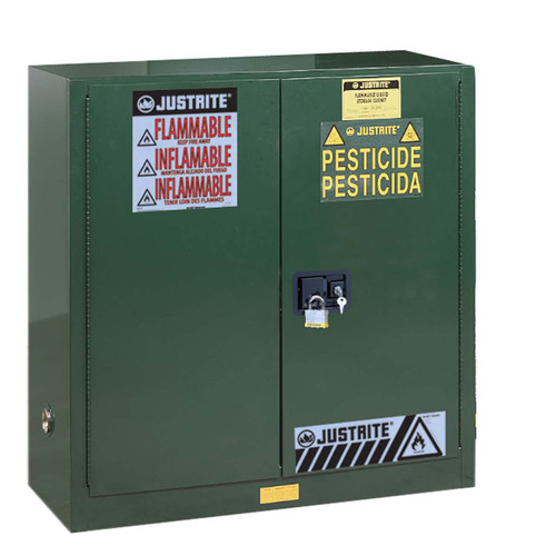JUSTRITE MFG COMPANY 893024 30 GAL PEST SC CAB W/PDLHNDL