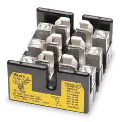 COOPER BUSSMANN T30060-3CR FUSE BLOCK 31 TO 60A T 3 POLE