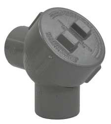 KILLARK Y-4 CAPPED ELBOW 90 DEG HAZ LOC 1-1/4IN AL