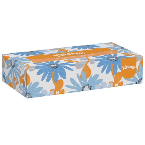 KIMBERLY CLARK 21400 FACIAL TISSUE,2-PLY,100 SHTS/BOX,WHITE