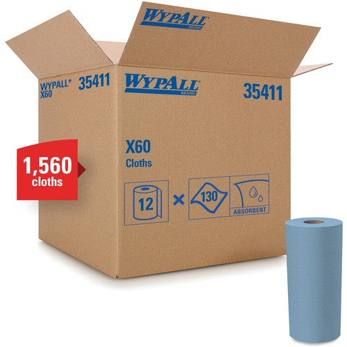 KIMBERLY CLARK 35411 X60 WIPERS, SMALL ROLL, 9 4/5 X 13 2/5, 
