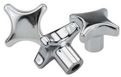 KIPP 06158-2063CP2 SS KNOB 1/2 BORE NATURAL POLISHED