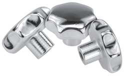KIPP 06158-5063A52 SS KNOB 1/2-13 NATURAL POLISHED