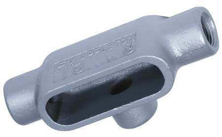APPLETON ELECTRIC T107-SA CONDUIT BODY STYLE T 4IN CF ALUM