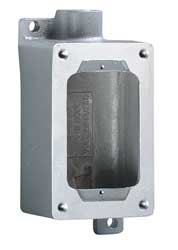 KILLARK SWB-1 DEVICE BOX 1/2IN HUB 22CU-IN