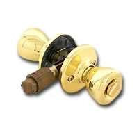KWIKSET CORPORATION 400M3CPRFLK6 MOBILE HOME ENTRY K6 BRT BRASS
