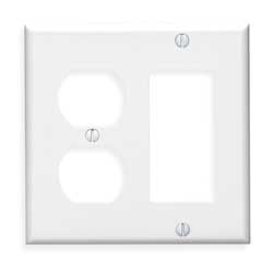 LEVITON 80455-W LEVITON 80455-W 2-GANG 1-DUPLEX 1-DECORA