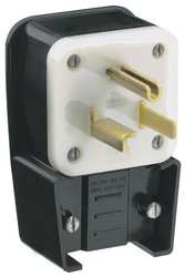 LEVITON 9530-P 125 VAC, 30 AMP, 5-30P NEMA, ANGLED, SEL