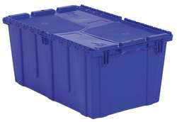 ORBIS FP243 Blue E3380 ATTACHED LID CONTAINER 2.3 CU FT B