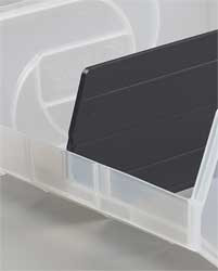 LEWIS BINS DPB18-9 Divider BIN DIVIDER BLACK 17-3/16IN.X8-7/16IN.