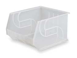 LEWIS BINS PB1816-11 Clear HANG AND STACK BIN 18 IN L 16-1/2 IN W