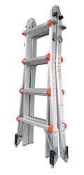 LITTLE GIANT LADDERS 10102AS MULTIPURPOSE LADDER 4 FT 7 IA ALUMINUM
