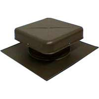 LOMANCO, INC. 550BR BROWN ALUM ROOF LOUVER