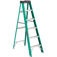 LOUISVILLE LADDER FS4006 6-FT. STEP LADDER, FIBERGLASS, TYPE II, 