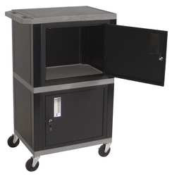 LUXOR WT50GY-B AUDIO-VISUAL CART 200 LB. GRAY 24 IN L