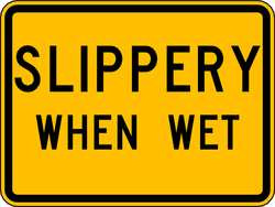 LYLE W8-5P-24HA TRAFFIC SIGN 18 X 24IN BK/YEL TEXT MUTCD