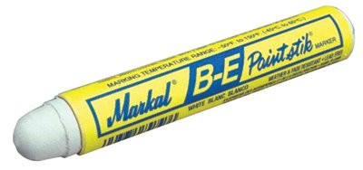 MARKEL PRODUCTS 80620 WHITE BE PAINTSTIK MARKER
