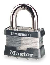 MASTER LOCK 1KA PADLOCK, 1-3/4" STEEL LAMINATED PADLOCK 