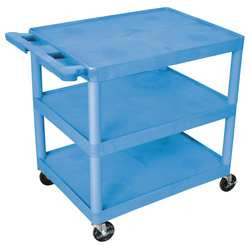 EBSCO INDUSTRIES INC. DBA LUXOR STC222-13W645 G3971 UTILITY CART 300 LB LOAD CAP. PE