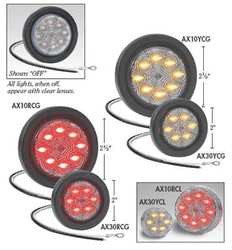 MAXXIMA M16280YCL CLEARANCE LIGHT LED AMBER 2-1/2 IN DIA