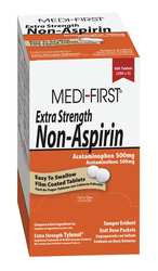 MEDI-FIRST 80433 AYPANAL EX-STRENGTH (NON-ASPIRIN) 500 MG